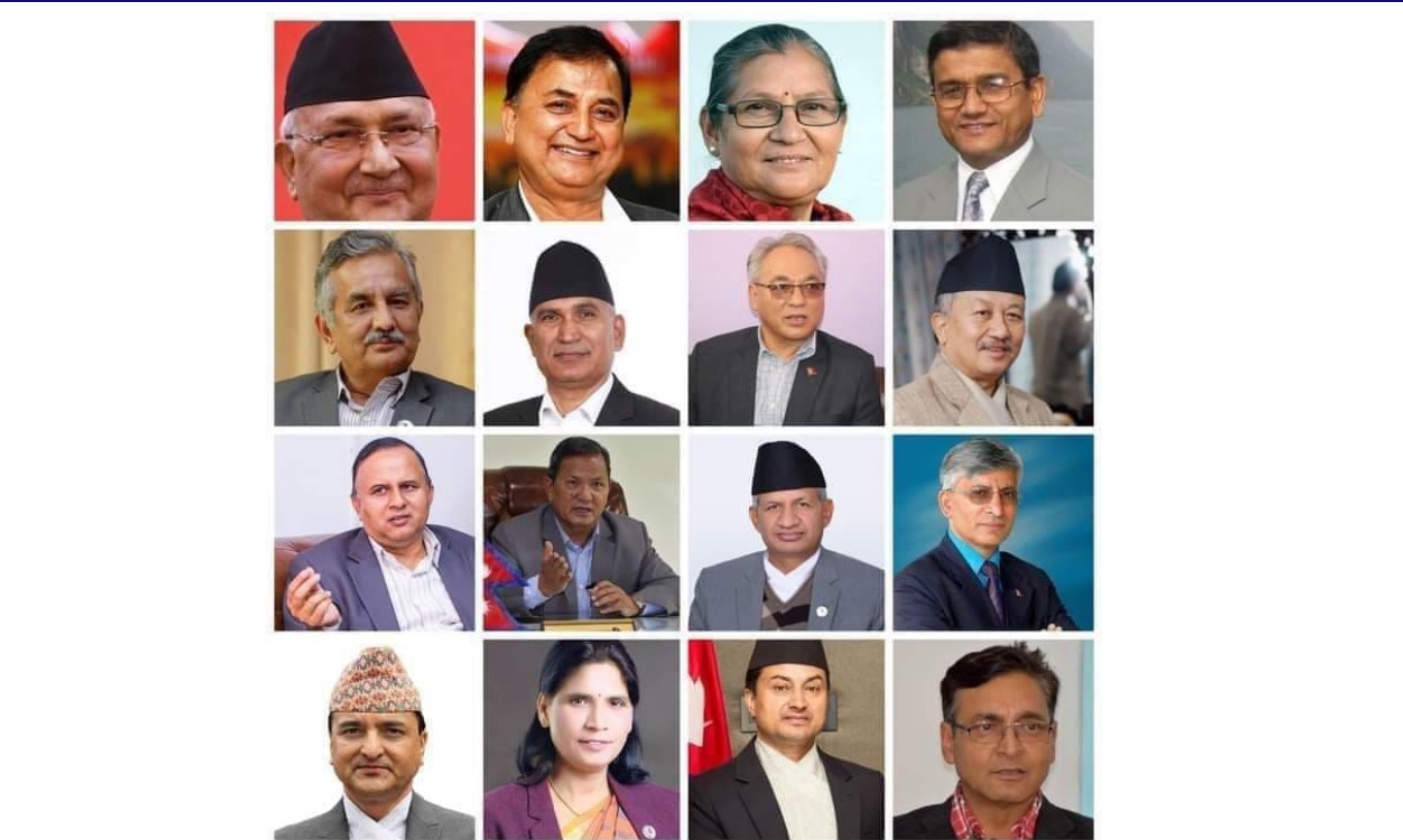  एमालेको बन्द सत्रमा ओलीले घोषणा गरे पदाधिकारी र ३०१ केन्द्रीय सदस्य को-को परे 